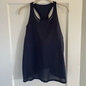 Lululemon built-in tank- navy